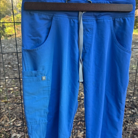 Figs Azure Blue Pants - Picture 2 of 6